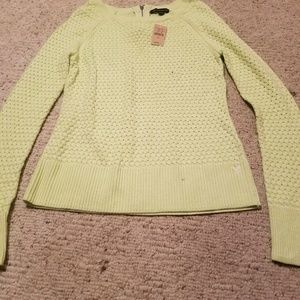 NWT Lime green AE sweater (s)